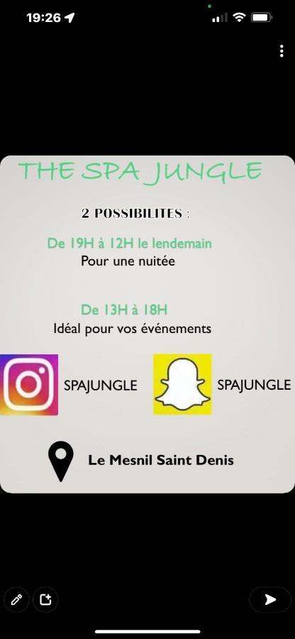 Spa Jungle Le Mesnil-Saint-Denis Eksteriør billede